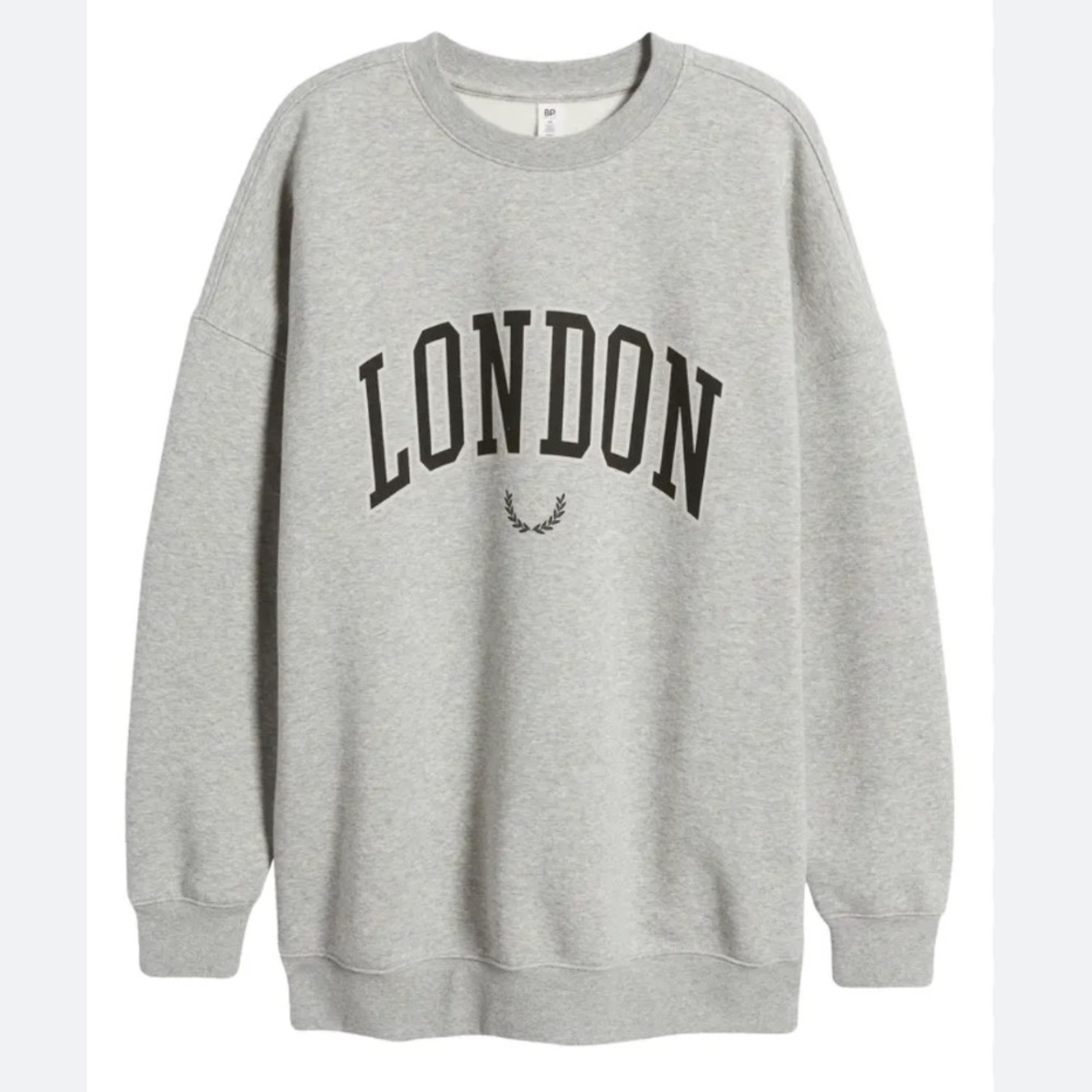 BP Oversized London Graphic Crewneck Size XL